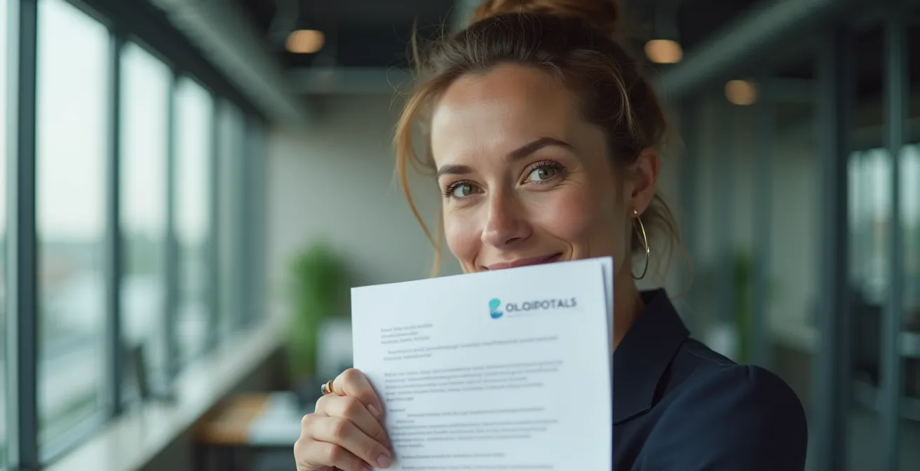 Trabajador en oficina protegiendo su información médica confidencial