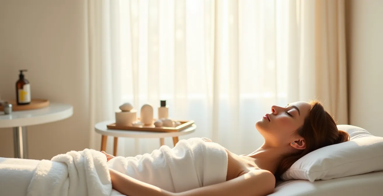 Evolución de recuperación facial tras tratamiento estético